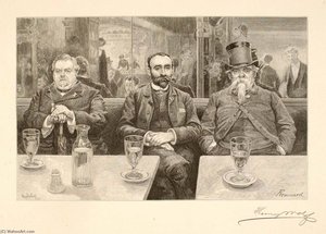 Who Sits At The Little Marble Tables — Henry Wolf