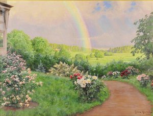 Garden With Rainbow — Johan Krouthén