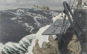 Aboard A Minesweeping Trawler — Charles Pears