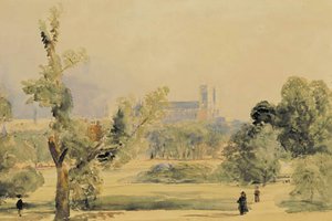 View Of Westminter Abbey From St James's, London — Peter De Wint