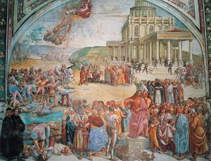 The Preaching And Deeds Of The Antichrist — Luca Signorelli