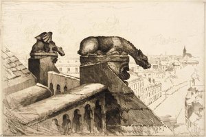 Guardians of the Spire, Amiens Cathedral (from series, Gargoyle)