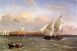 Rounding The Lighthouse — Fitz Henry Lane