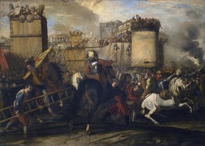 The Crusaders Capture Jerusalem — Aniello Falcone