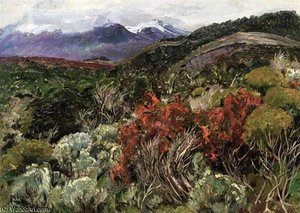 Landscape With Mountains In The Distance — Boris Dmitrievich Grigoriev