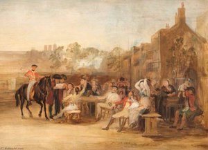 Chelsea Pensioners Reading The Waterloo Despatch — Sir David Wilkie, Romantic Visionary