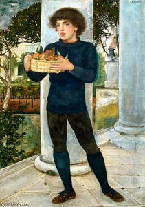 A Basket Of Oranges — Edward Robert Hughes