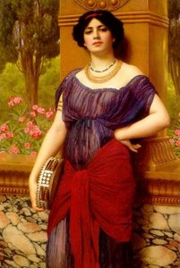 Tympanistria — R.b.a John William Godward, Neo-classicism