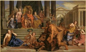Hercule Et Achelous — Noel Nicolas Coypel