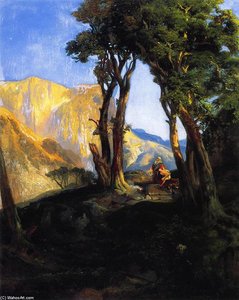 The Sacrifice Of Isaac — Thomas Moran