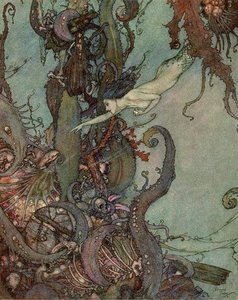 The Liquid Sparkled — Edmund Dulac