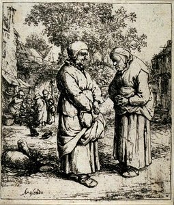 The Two Gossips — Adriaen Van Ostade