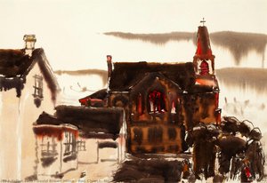 Red Church, No. 3 — David Brown Milne