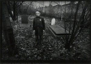 My Father In A Cemetery — Jan Saudek