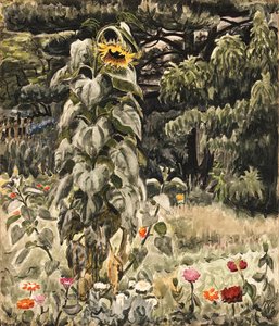 Russian Giant Sunflower — Charles Burchfield