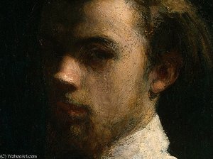 Self Portrait (detail 1) - — Henri Fantin-latour