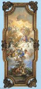 The Trinity, The Madonna And St Dominic — Francesco Solimena
