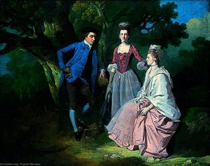 Edward And Priscilla Wakefield With Mrs Wakefield's Sister, Catherine Bell