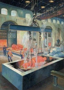 Rotors Being Hardened, Beardmore Forge, Glasgow — Cavendish Morton