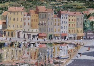 Quayside Scene, St Mandrier, France
