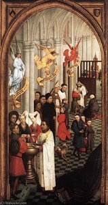Seven Sacraments (left Wing) — Goswijn Van Der Weyden