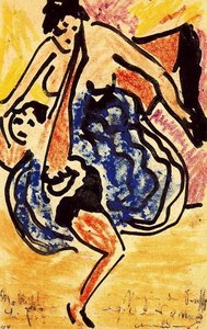 Variety Dancers — Ernst Ludwig Kirchner, Expressionism