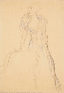 Studie Zum Porträt Von Rose Von Rosthorn-friedmann — Gustav Klimt, Jugendstil