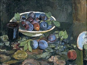 Still Life Of Plums — Vanessa Bell