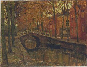 The Delft Canal — Henri Le Sidaner