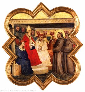 Scene From The Life Of St Francis — Taddeo Gaddi