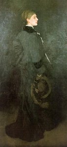 Anordnung in Braun und Schwarz, Miss Rosa Corder