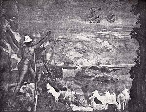 Hill To Hill, (painting) — Arthur B. Davies