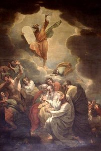 Moses Receiving The Law On Mount Sinai — Benjamin West, Neoclassicism