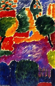 Large Variation (also Known As Large Variation With Gate) — Alexej Von Jawlensky, Expressionism