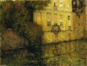 L Quai Vert, Bruges — Henri Le Sidaner