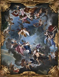 Hercules as Virtue and Competence being Crowned by Justitia