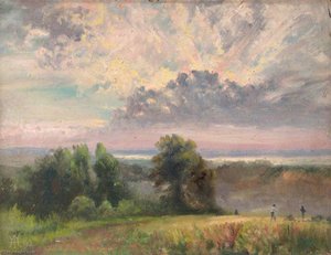 From Croham Fields, Croydon, Surrey, Just Before The First Thunderstorm, Tuesday 28 June 1892 — William Henry Hope