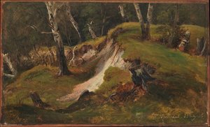 Escarpment with Tree Stumps, Romsdal (1836)