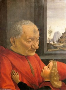 An Old Man And His Grandson — Domenico Ghirlandaio