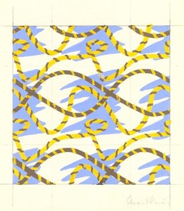 Fabric Design, Rope Motif — Stuart Davis