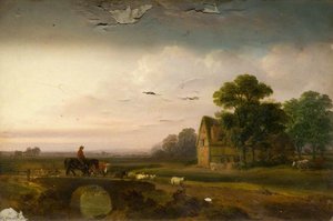 Landscape With Sheep And A Horseman — James Arthur O Connor