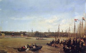 Regatta On The Maas Sun