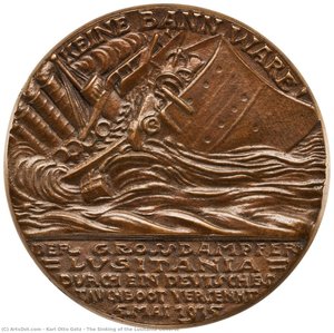 The Sinking Of The Lusitania Obverse — Karl Otto Götz, Art Informel