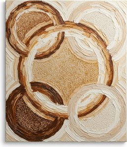 Eternal Rings Of Ochre: A Monumental Study In Tactile Earth And Meditative Form — David Moreau