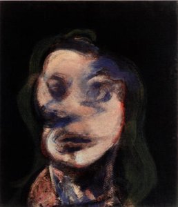 Study For A Portrait [looking Right], — Francis Bacon, Expressionist Painting