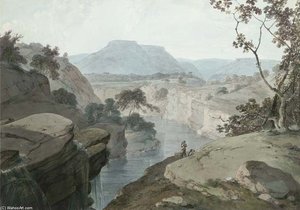 A Distant View Of Bijaigarh — Thomas Daniell