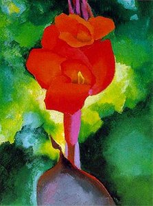 Red Canna — Georgia O'keeffe, Expressionism