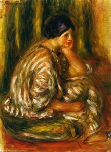 Woman In An Oriental Costume — Pierre-auguste Renoir