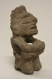 Crested Figure (macuilxochitl) — Aztec Empire, Post-classic Mesoamerican Sculpture
