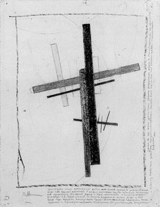 Suprematist Drawing 3 — Kazimir Malevich, Suprematist Abstraction